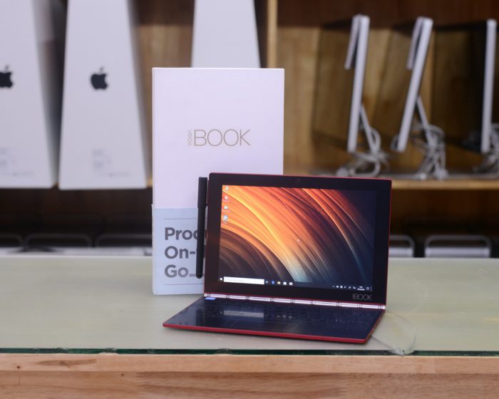 Lenovo YOGA BOOK YB1-X91F Intel Atom x5-Z8550 1.44GHz. RAM 4GB. SSD 128GB.  Full Box + Pen | Krich House ขายแมคมือสอง Mac มือสอง MacBook Pro iMac iPad  iPhone โน้ตบุ้คมือสอง ราคาถูก